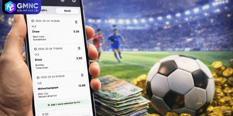 Bảng tỷ lệ kèo 1X2 và công thức tính tiền thắng cược chuẩn