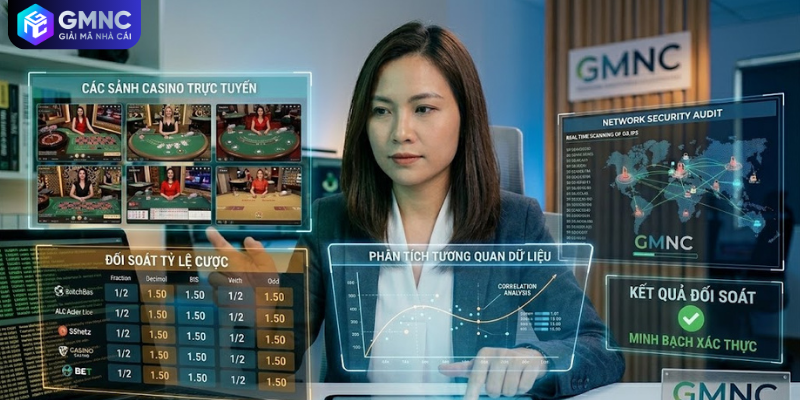 Darry Ngọc Yến đối soát tỷ lệ cược và sảnh casino trực tuyến